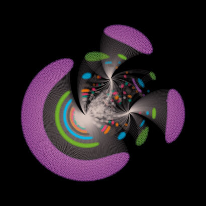 Flusso e forma: metamorfosi dell’Informazione - a Digital Art Artowrk by Angelo Demitri Morandini